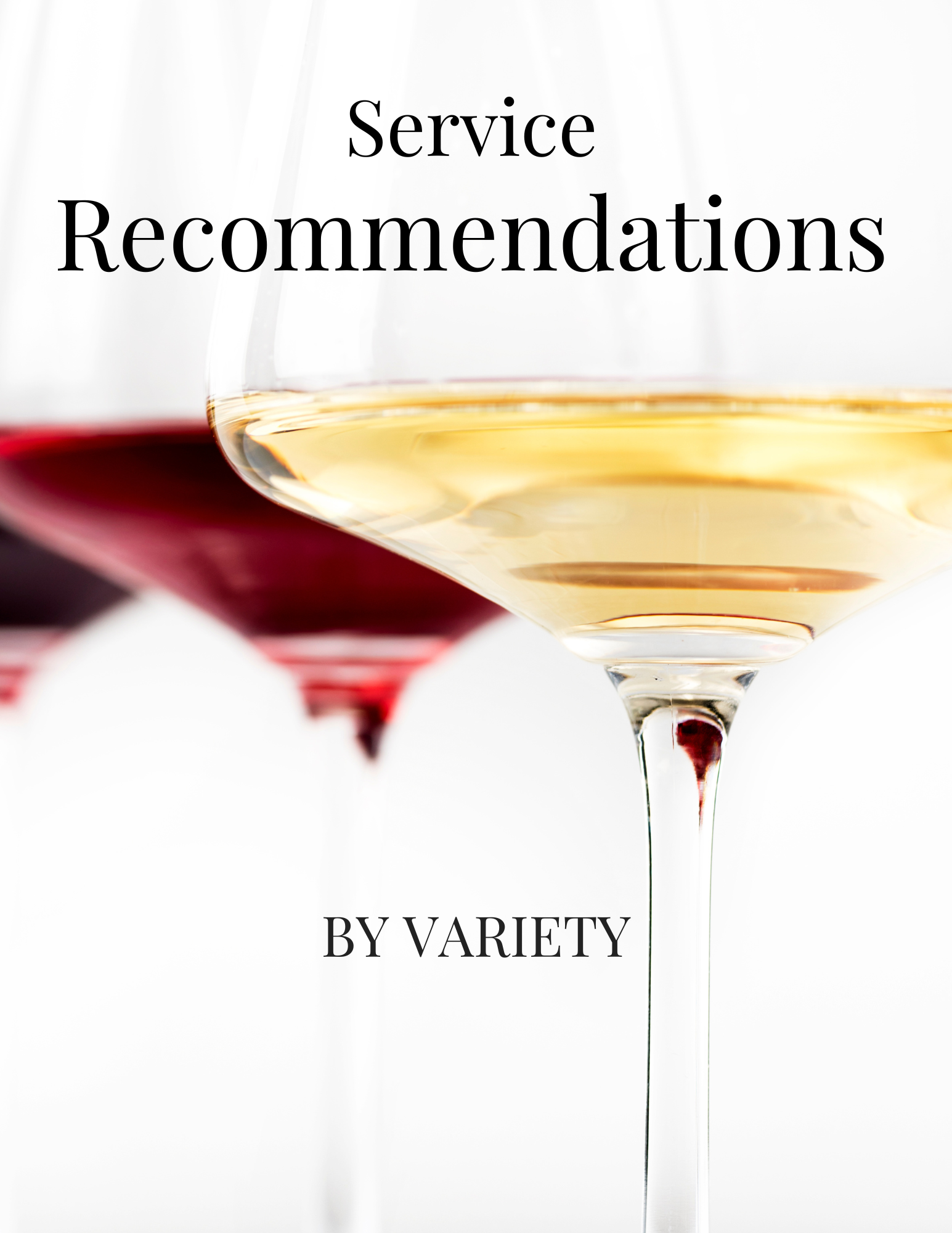 Sommelier Service Wines