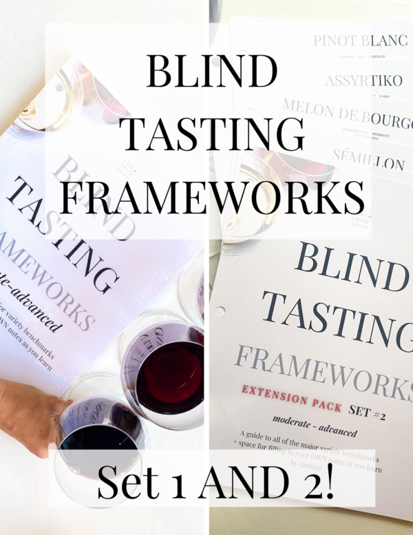 Blind Tasting Frameworks BUNDLE (set 1 + 2) *Physical Copy